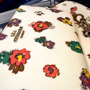 Coach Floral Purse with Wallet